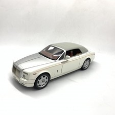 Kyosho 1/18 Rolls-Royce Phantom Drophead Coupe White Diecast Model Used