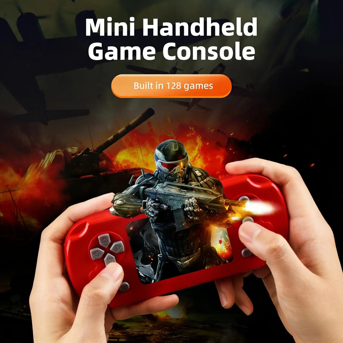 GAMINJA GC31 Retro Mini Handheld Video Game Console Portable TFT
