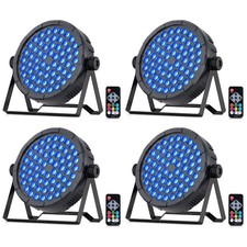 RGB 60LED PAR Light Battery Stage Lighting DMX Beam Party DJ Disco Lights