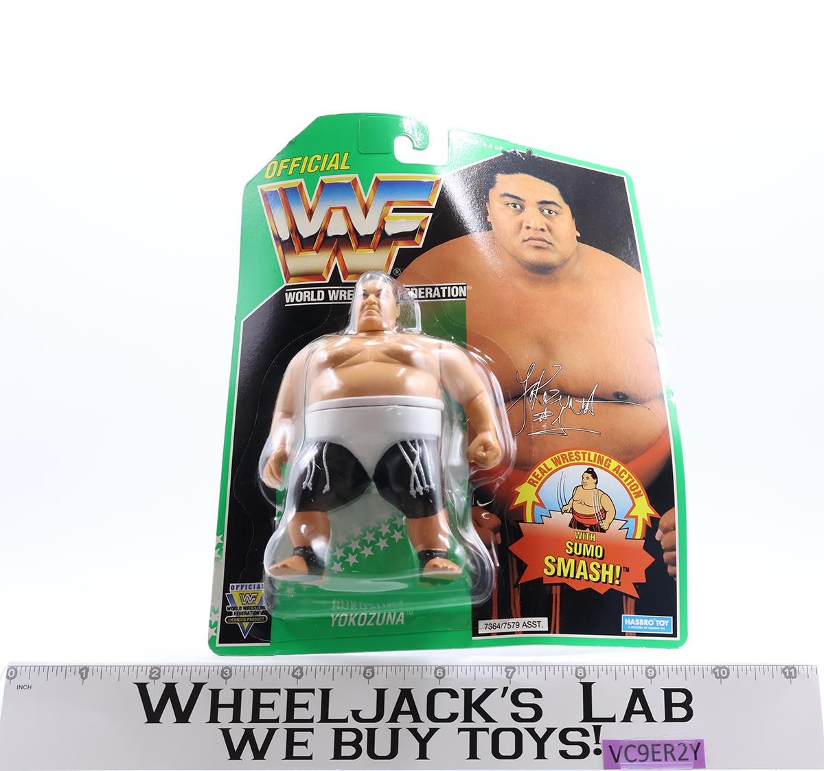 Yokozuna Green Card Series 11 WWF Wrestling 1994 Hasbro Action