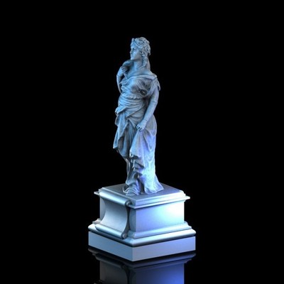 Tabletop Gelände Scatter Terrain Statue Nr. 5 Unbemalt 28mm