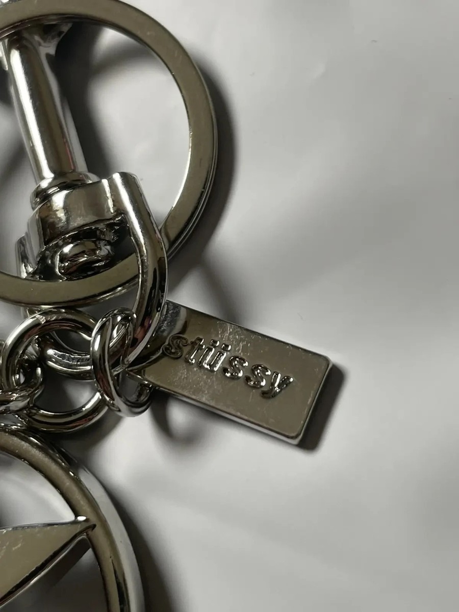 STUSSY SURFMAN KEYCHAIN キーチェーン Stussy Surfman Keychain Silver Color | eBay