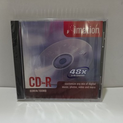 Imation CD-R 1x-48x Compatible 80 min/700 MB Sealed Package