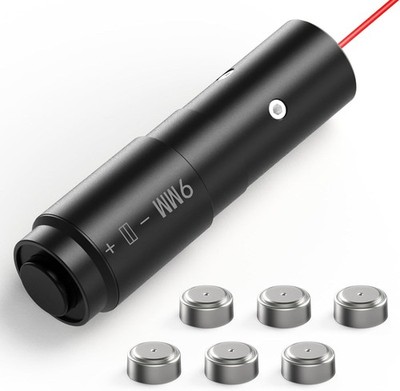 Bore Sighting Laser 223 5.56mm/9mm/7.62x39mm Switch Red Dot Laser Boresighter...