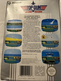 top gun, boxed no manual, nes