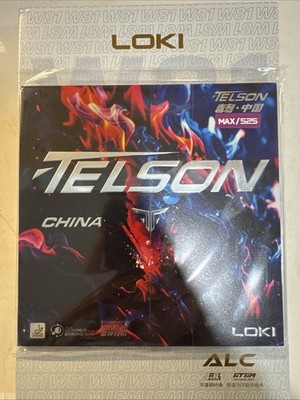 New LOKI Telson China MAX 2.1mm 52.5 RED Pro Table Tennis Rubber