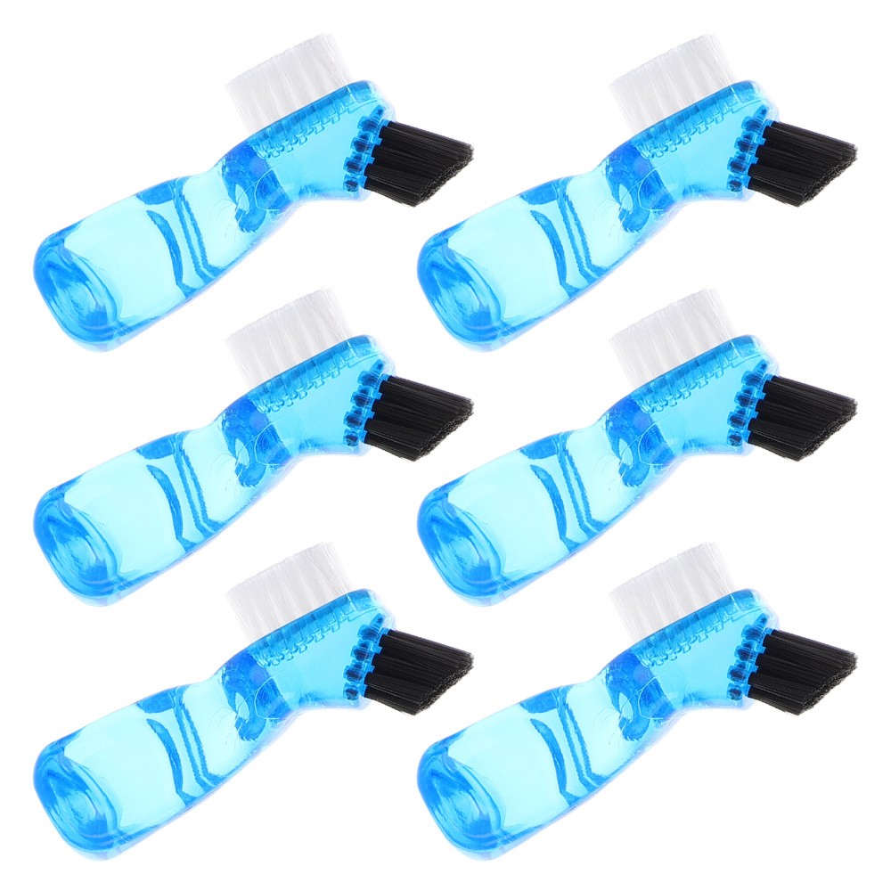  6pcs Retainer Toothbrush: Dentures Cleaner Brush For Dental Devices Mouth Guard