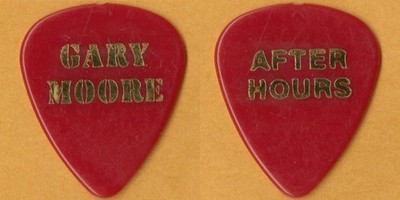 Gary Moore 1992 After Hours concert tour collectible (Thin Lizzy) Guitar Pick