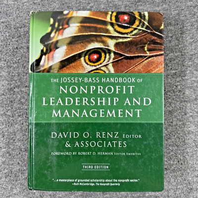 The Jossey-Bass Handbook Of Nonprofit Leadership And Management Textbook