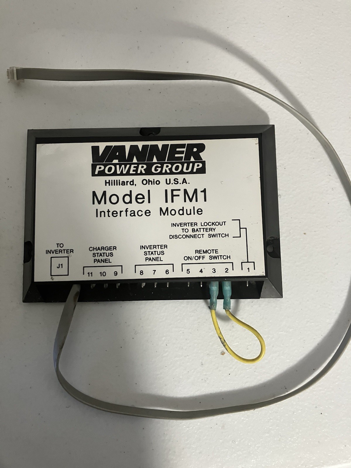 Vanner Power Group IFM1 Interface Module for Remote Operation of Inverter