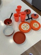 Vintage chilton Kids Kitchen Play dishes