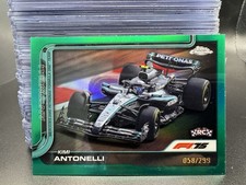 2025 Topps Chrome Kimi Antonelli RC #058/299 Teal Refractor Rookie Card Car 80
