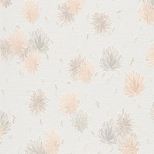 Floral Flowers Vinyl Non-woven Beige Brown White Clearance Wallpaper 304083
