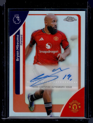 HL-P01 2026 Topps Chrome Premier League Bryan Mbeumo #CA-BM Auto