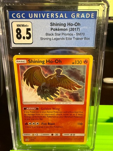 Shining Ho-Oh graded CGC 8.5 for sale on eBay