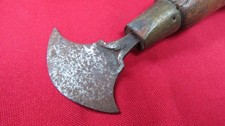 Ancien Outils de Cordonnier,Bourrelier,Travail du cuir,Fer a lisser, COUTEAU