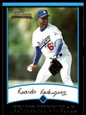 Ricardo Rodriguez 2001 Bowman Draft Picks & Prospects #BDP43 Dodgers MLB READ