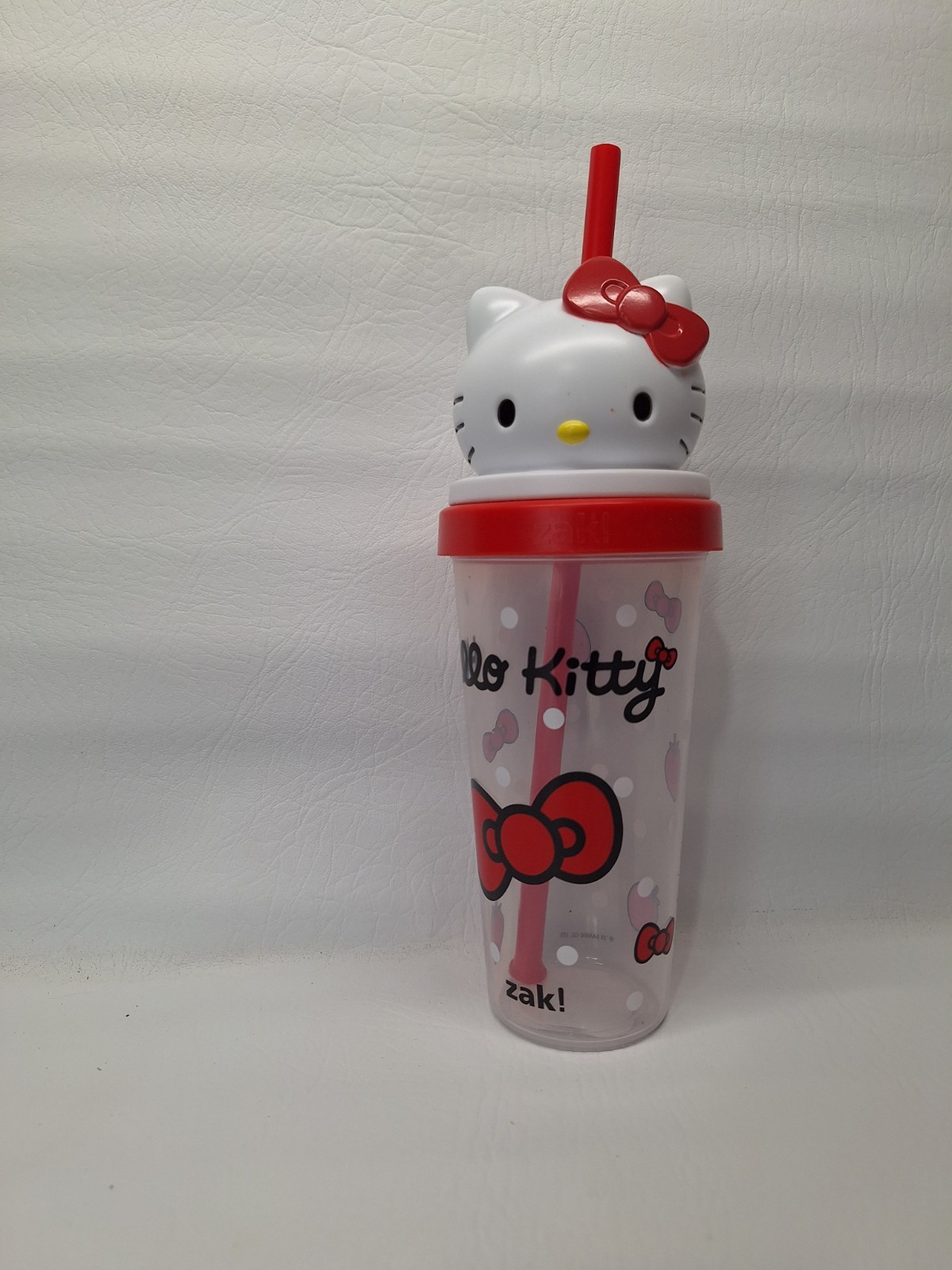 - Hello Kitty & Friends Pink 7" Plastic 12oz Straw Tumbler 3
