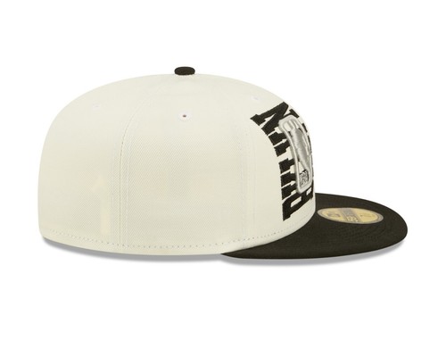 Brooklyn Nets New Era NBA On Stage Draft 59FIFTY Sombrero Ajustado - Crema - Imagen 6 de 8
