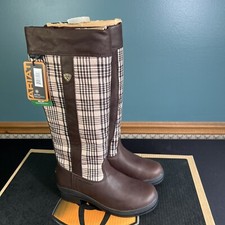 Ariat Women’s 7.5 Windermere Baker Tall Chocolate Cowboy Boots Nib
