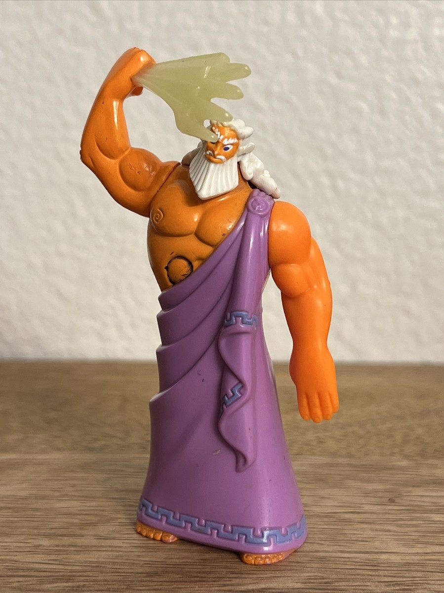 ZEUS GOD DISNEY HERCULES 3.5” ACTION FIGURE MCDONALDS PLASTIC TOY