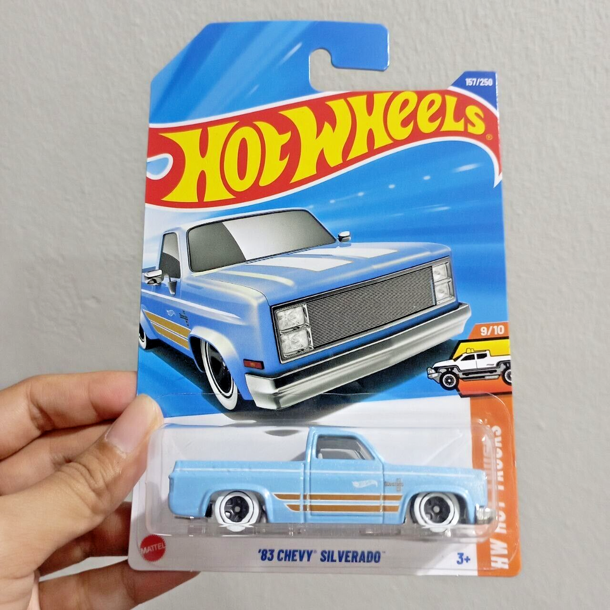 【レアカード】ホットウィール CHEVY 1500 Hot Wheels 2025 Case G '83 Chevy Silverado Blue