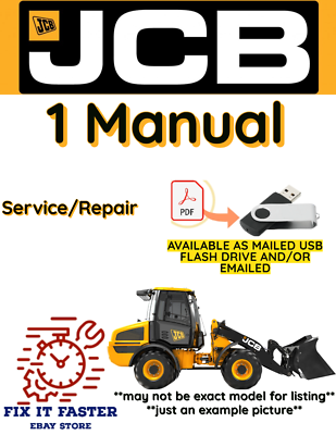 JCB 455 ZX WHEELED LOADER SERVICE REPAIR SHOP MANUAL PDF USB | eBay