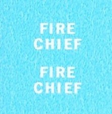 Dinky 257 | NASH RAMBLER CANADIAN | FIRE CHIEF | Waterslide Transfer/Decal