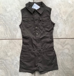 pretty little thing denim playsuit