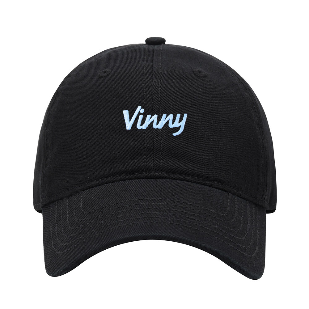 Baseball Cap Men Name Vinny Gift Embroidered Washed Cotton Dad Hat Baseball Caps
