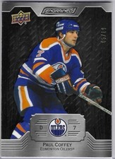 Paul Coffey 2023-24 Upper Deck Engrained Mahogany /10 #86 Edmonton Oilers Alumni