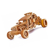 Wood Trick Steam Tank 3D Puzzle - 381 Piece Mechanical Model Kit