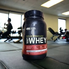 Optimum Nutrition Gold Standard 100% Whey Protein, Cookies & Cream, 1.85 lbs.