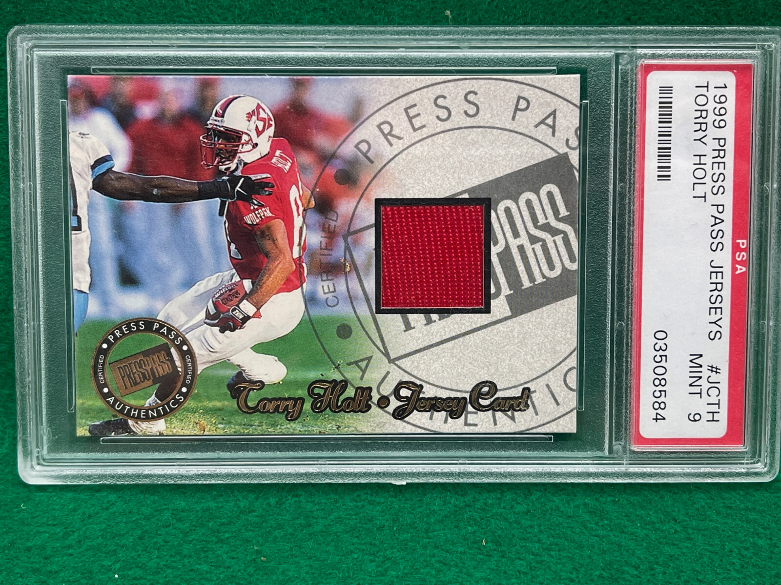 Torry Holt Press Pass Jerseys #JCTH Base