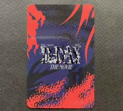 BTS,SUGA-AGUST D TOUR 'D-DAY' THE MOVIE SECOND WEEK CGV PHOTO CARD