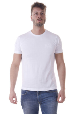 Emporio Armani EA7 T-Shirt Sweatshirt Man White 3YPTB0PJ48Z 1100 Sz L MAKE OFFER