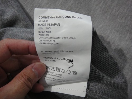 PLAY Comme des Garcons Mujer Doble Corazón Logo Gris Color MEDIANO Nuevo con Etiqueta - Imagen 6 de 9
