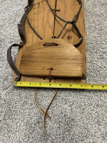 Vintage großes Navajo Indianer Papoose Wiege Brett 31 cm lang - Bild 5 von 8