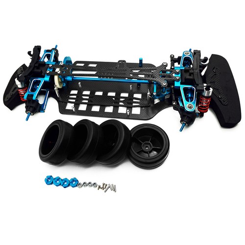 Alloy Carbon Shaft Drive Car Body Frame Kit for TT01 TT01E 1/10 RC 4WD Touring - Foto 11 di 11