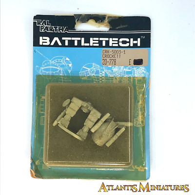 Metal Crockett Robot Battle Tech - Games Workshop - Ral Partha C1813