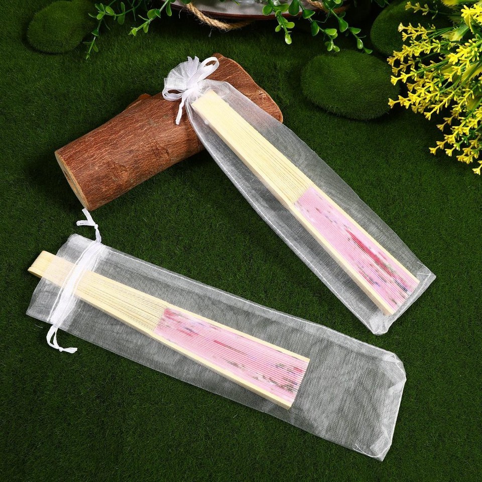 50 Pcs Bag for Fan Favor Organza Bags Drawstring Gift Dinner Party eBay