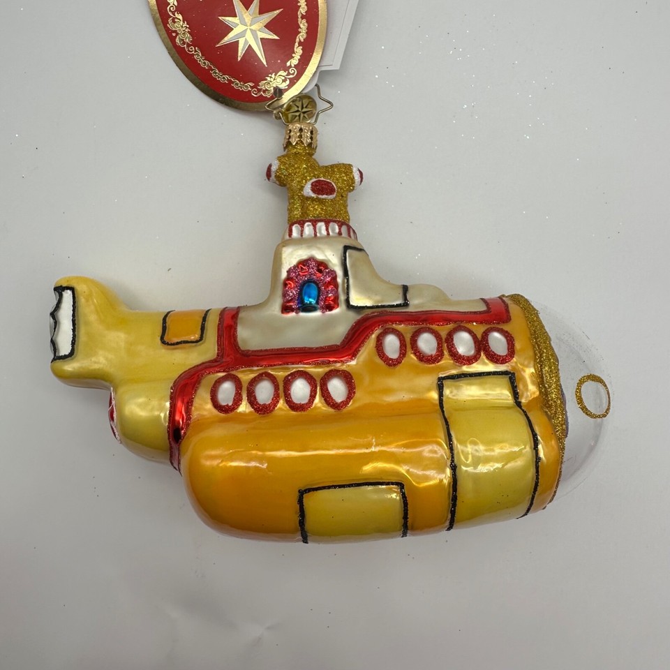 Christopher Radko Beatles Captain Captain Yellow Submarine Ornament eBay