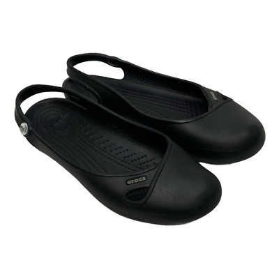 crocs slingback flats