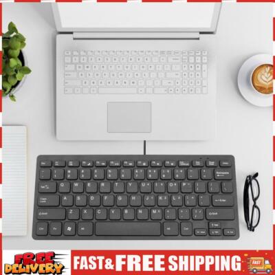 K1000 Mini USB Super Slim Multimedia Wired Keyboard 78 Keys Kaypad