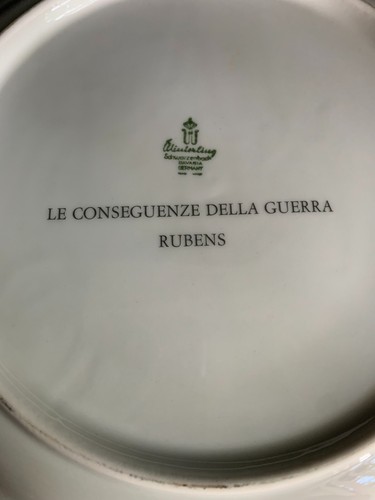 Bavaria Collectors J.W.K. Plate "Le Conseguenze Della Guerra Rubens" - Picture 4 of 6