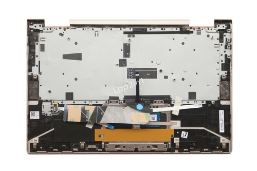 New Lenovo Yoga C740-14IML Palmrest Case Cover UK Backlight Keyboard 5CB0U43981 - Afbeelding 2 van 2