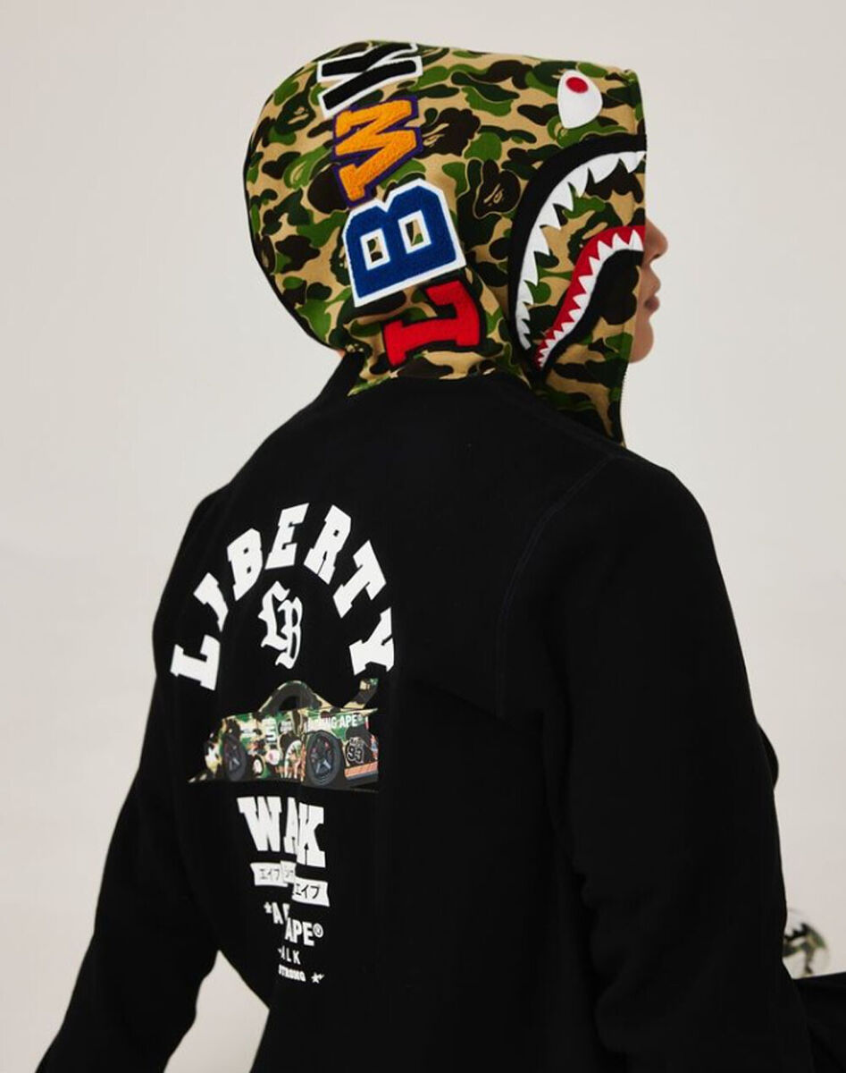 A BATHNIG APE Men's BAPE x LIBERTY WALK LBWK SHARK FULL ZIP A BATHNIG APE Men's BAPE x LIBERTY WALK LBWK SHARK FULL ZIP