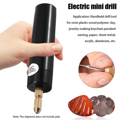Mini Electric Grinder Drill Set Portable Handheld For Resin ABS Jewelry Making