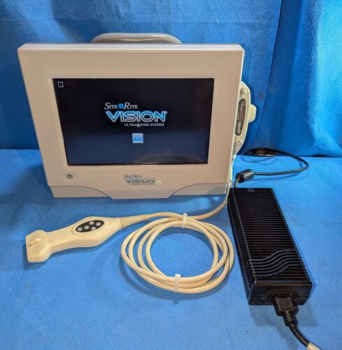 BARD SITE-RITE Vision Ultrasound System with 9770033 Probe and Power Supply