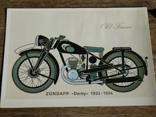 original ZÜNDAPP  DERBY  POSTKARTE 1967  50 Jahre Zündapp